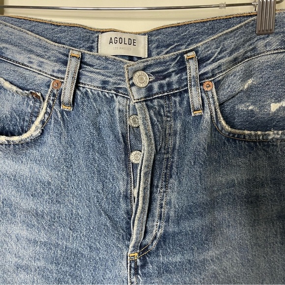 AGOLDE Riley High Rise Straight Crop Jeans sz 27 - Picture 11 of 11